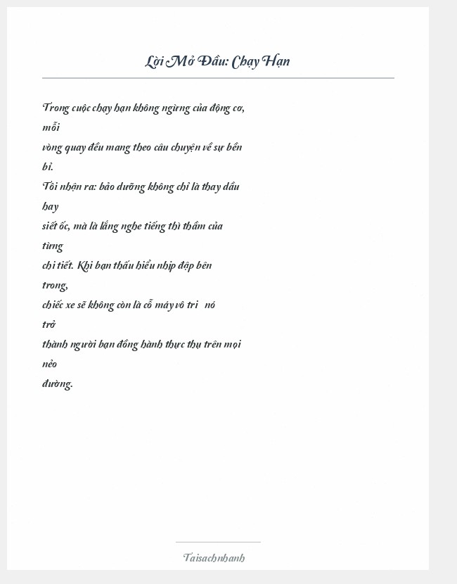 Trích đoạn Chạy Hạn