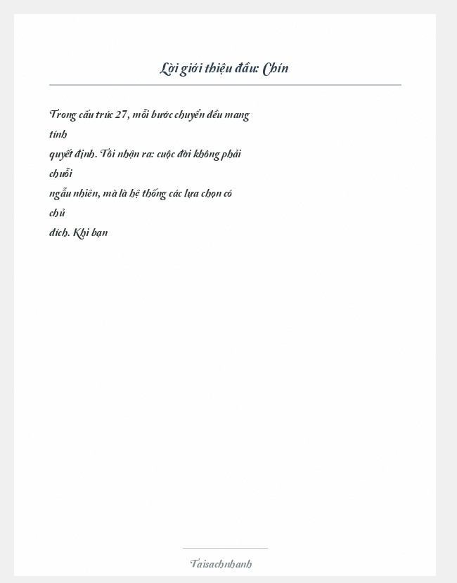 Trích đoạn Chín