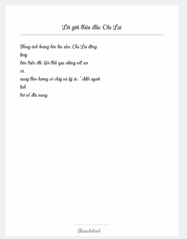 Trích đoạn Chu Lai
