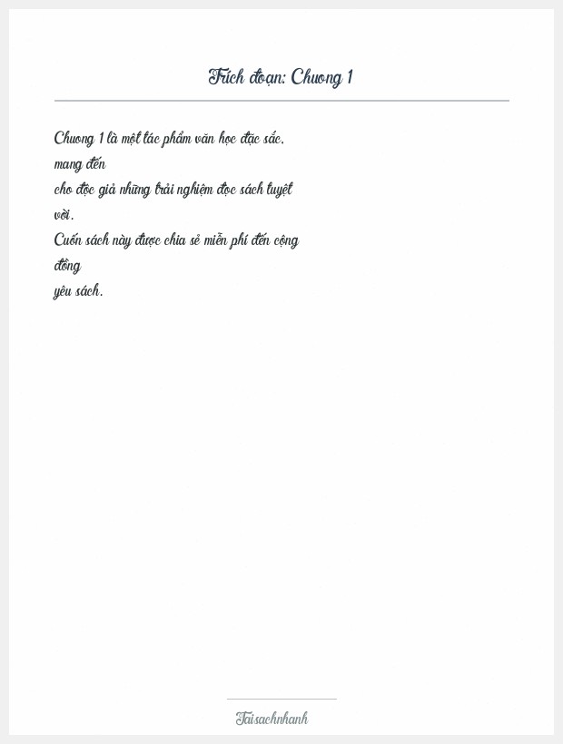 Trích đoạn Chuong 1