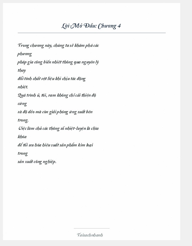 Trích đoạn Chương 4