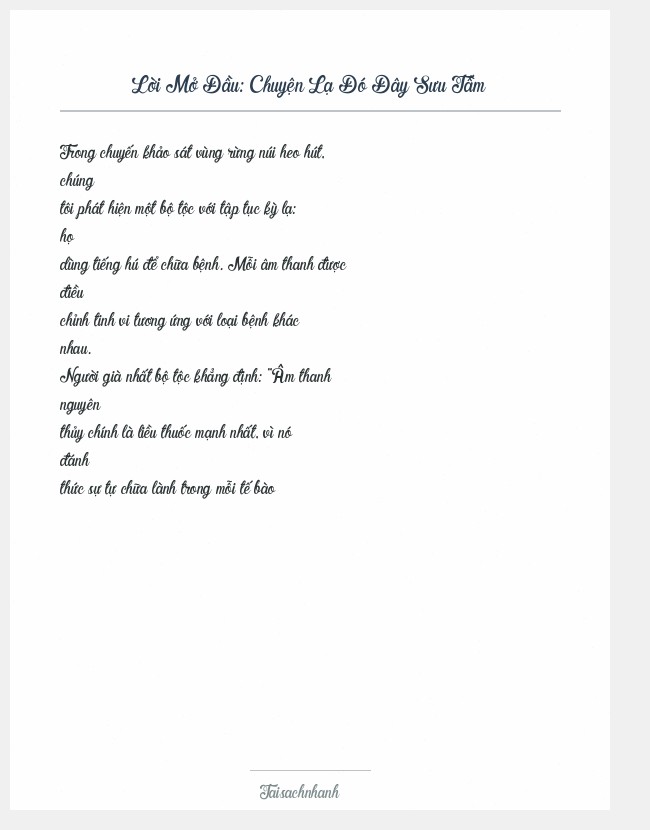 Trích đoạn Chuyện Lạ Đó Đây Sưu Tầm