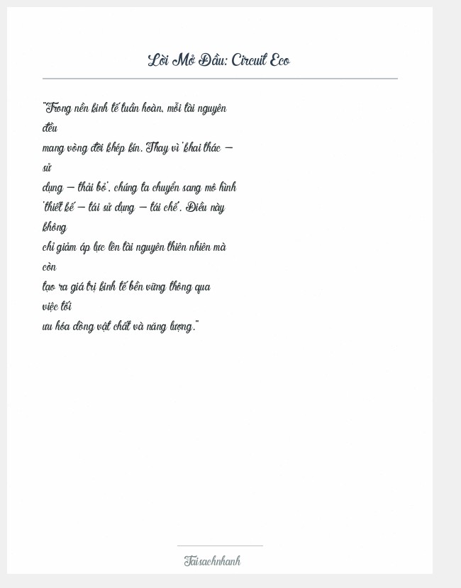 Trích đoạn Circuit Eco