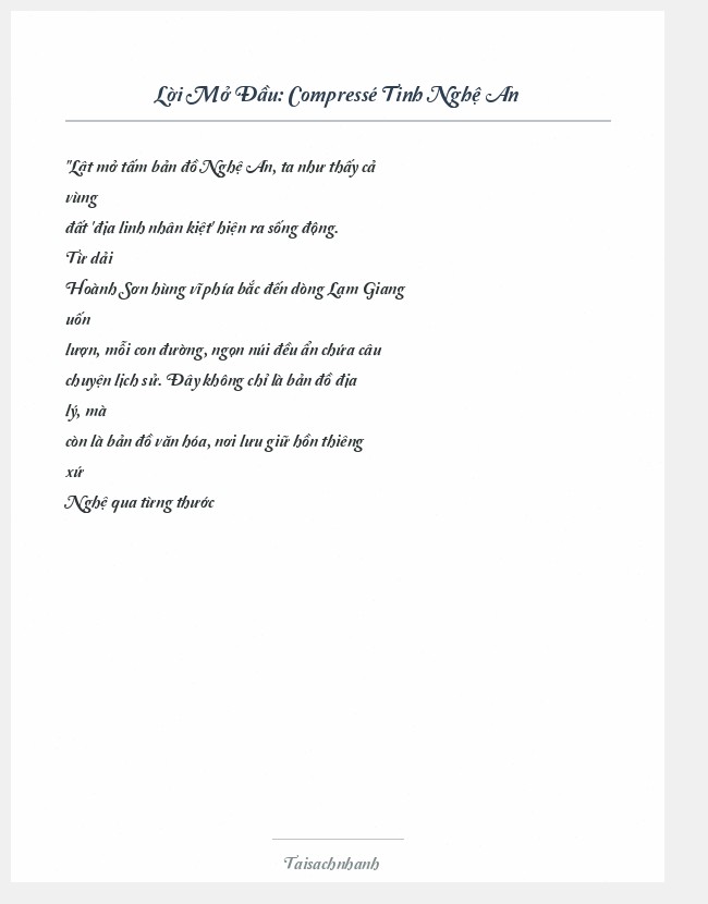 Trích đoạn Compressé Tinh Nghệ An
