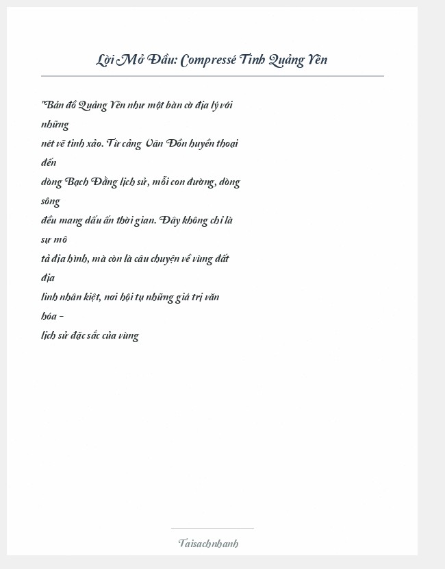 Trích đoạn Compressé Tinh Quảng Yên