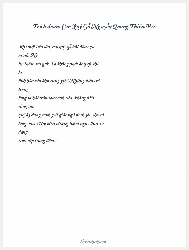 Trích đoạn Con Quỷ Gỗ Nguyễn Quang Thiều.Prc