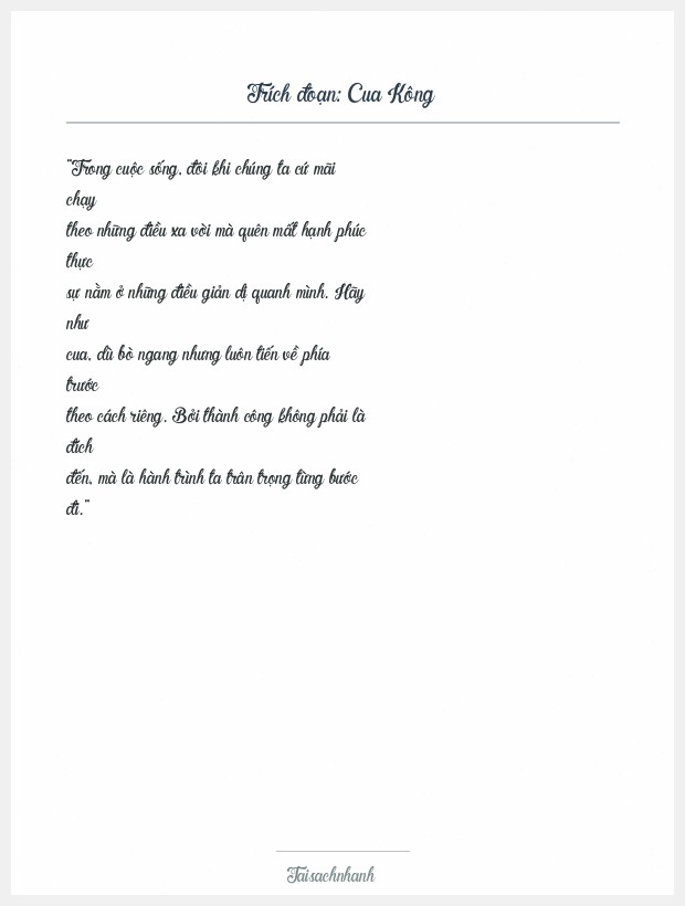 Trích đoạn Cua Kông