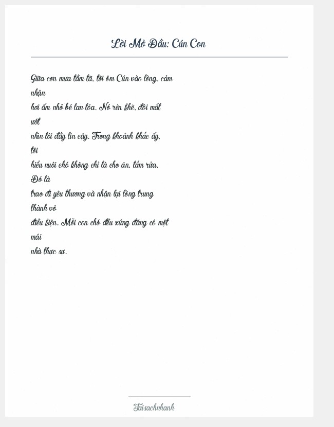 Trích đoạn Cún Con