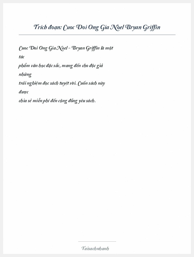 Trích đoạn Cuoc Doi Ong Gia Noel Bryan Griffin