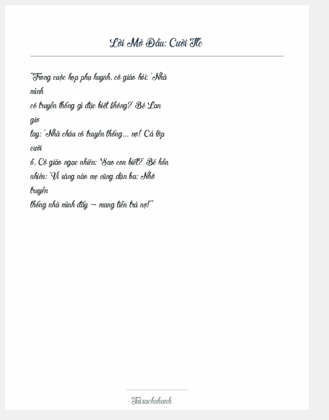 Trích đoạn Cười Ttc