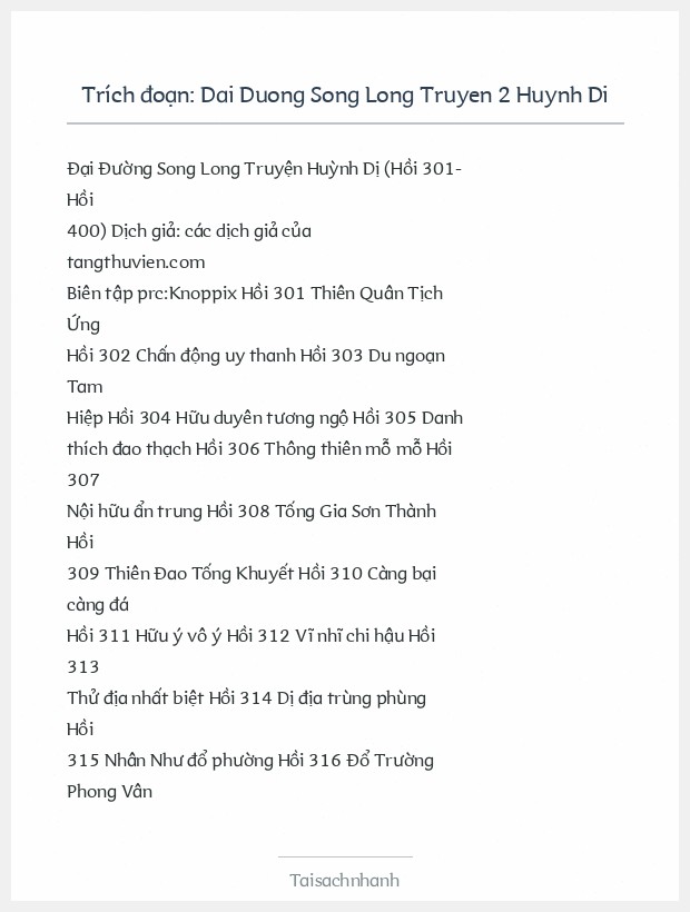 Trích đoạn Dai Duong Song Long Truyen 2 Huynh Di