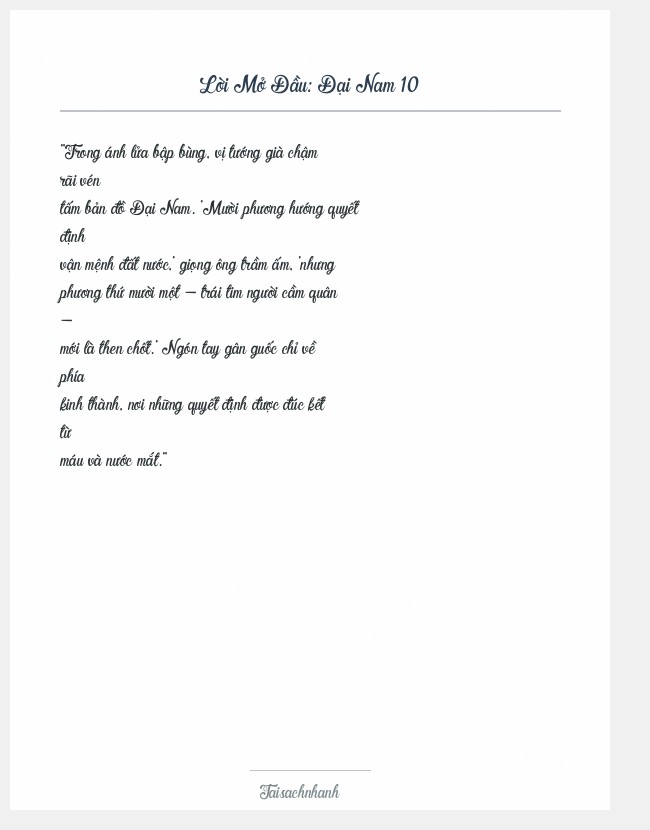 Trích đoạn Đại Nam 10