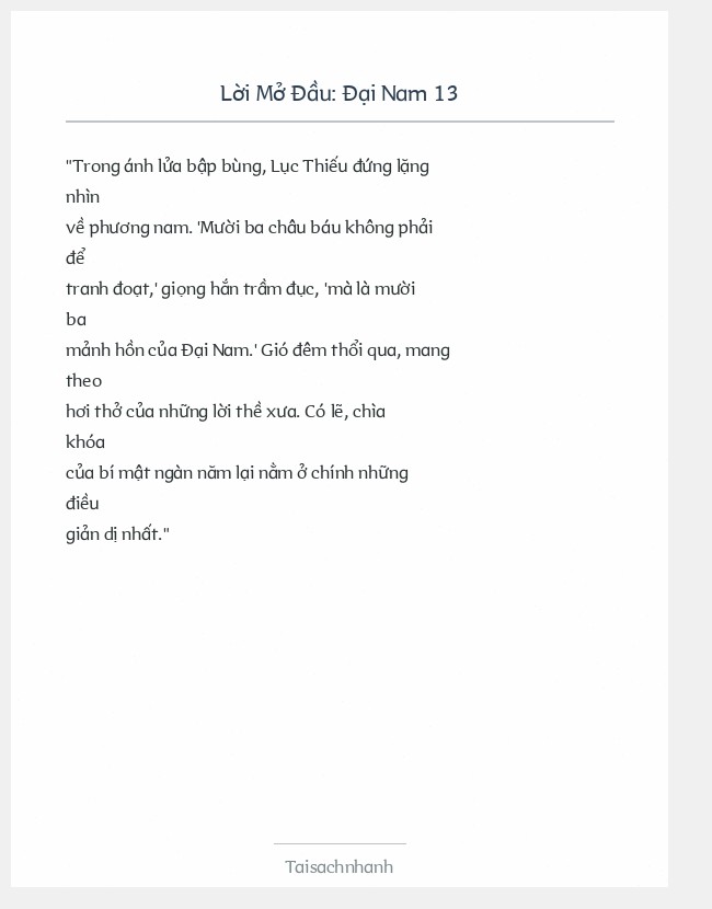 Trích đoạn Đại Nam 13