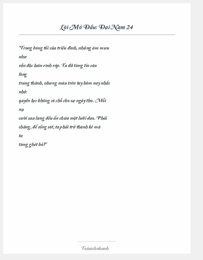 Trích đoạn Đại Nam 24