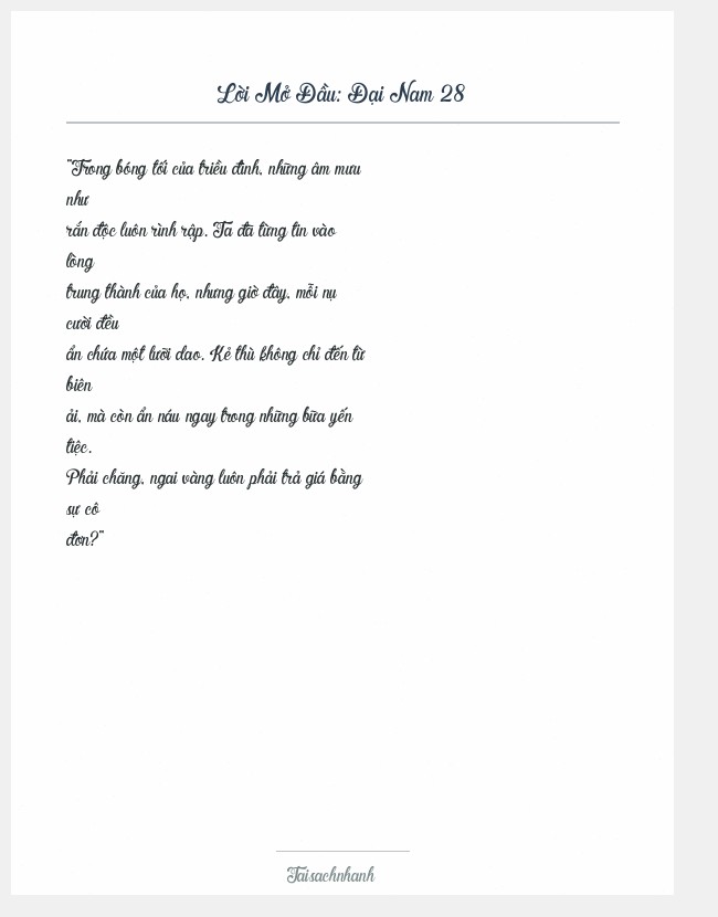 Trích đoạn Đại Nam 28