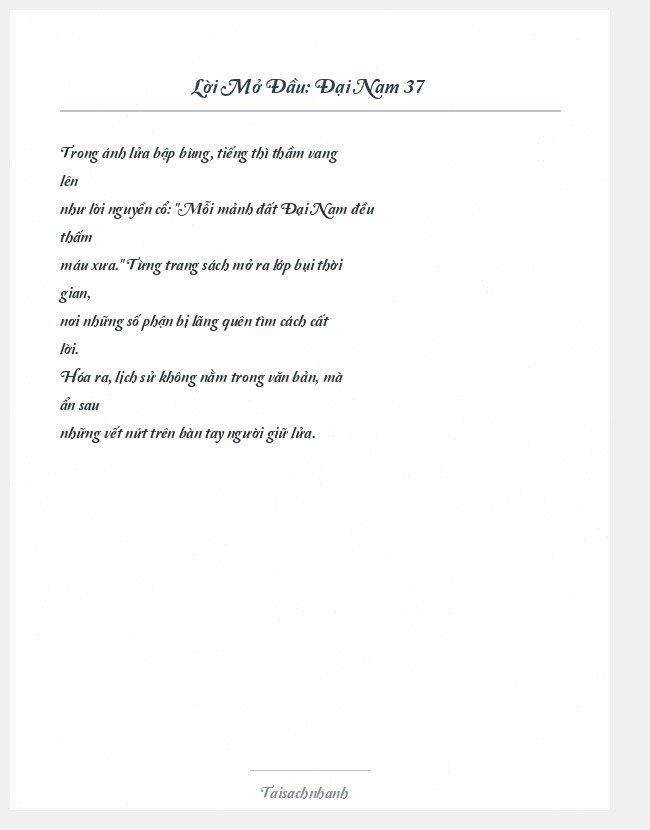 Trích đoạn Đại Nam 37