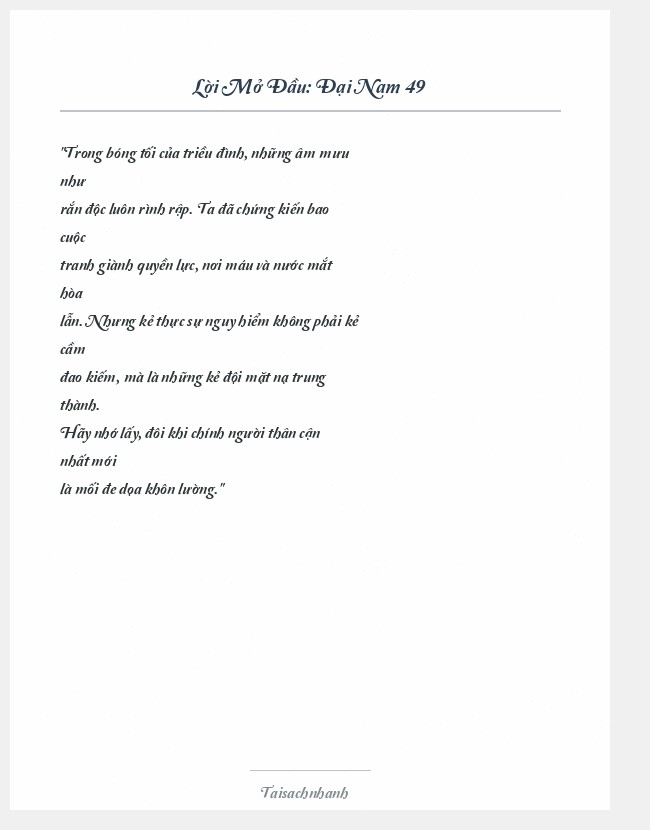 Trích đoạn Đại Nam 49