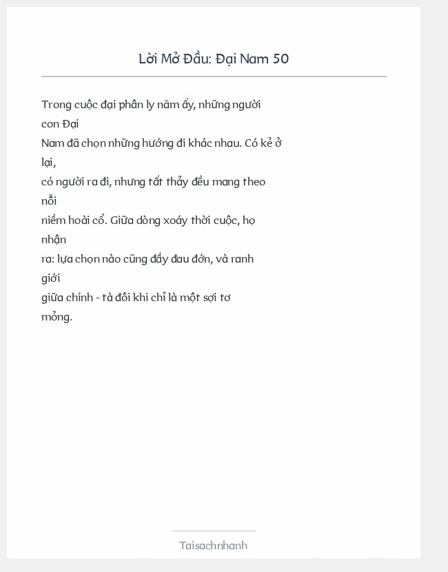 Trích đoạn Đại Nam 50