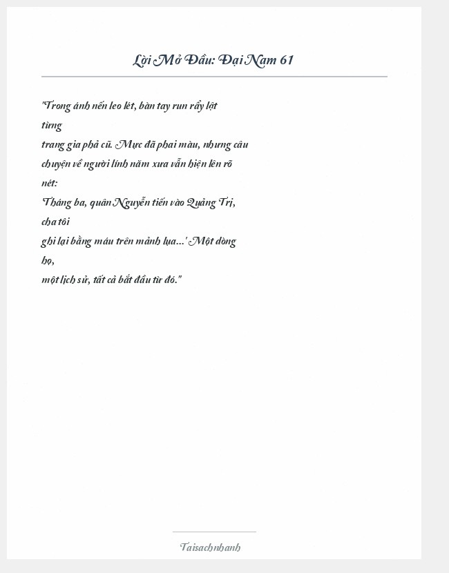 Trích đoạn Đại Nam 61