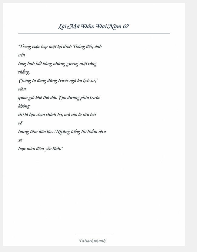 Trích đoạn Đại Nam 62
