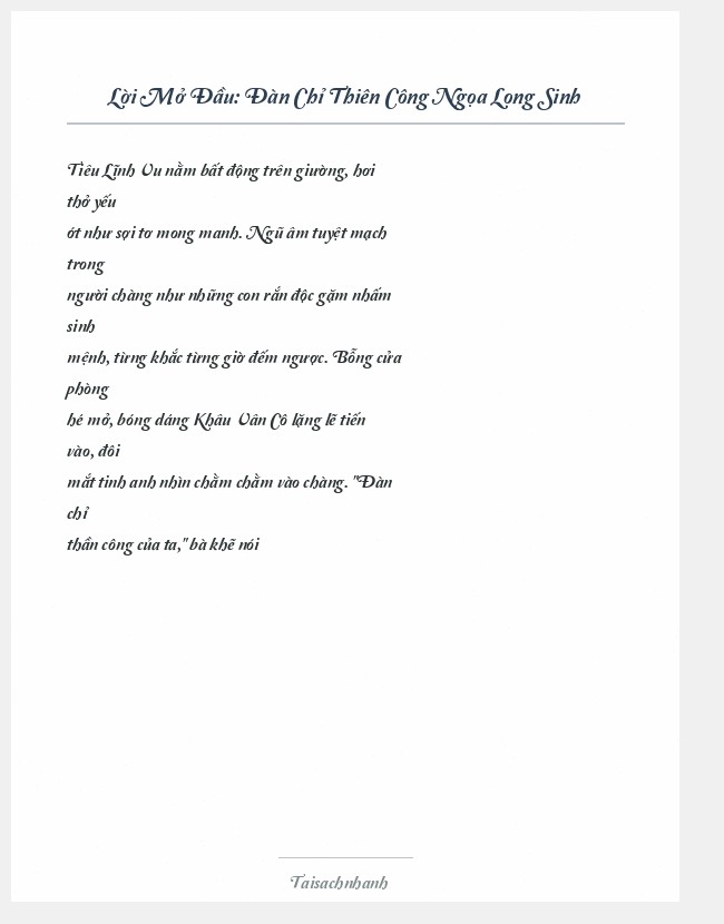 Trích đoạn Đàn Chỉ Thiên Công Ngọa Long Sinh