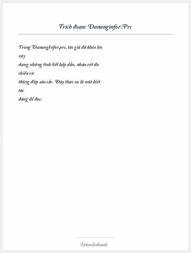 Trích đoạn Dananginfor.Prc