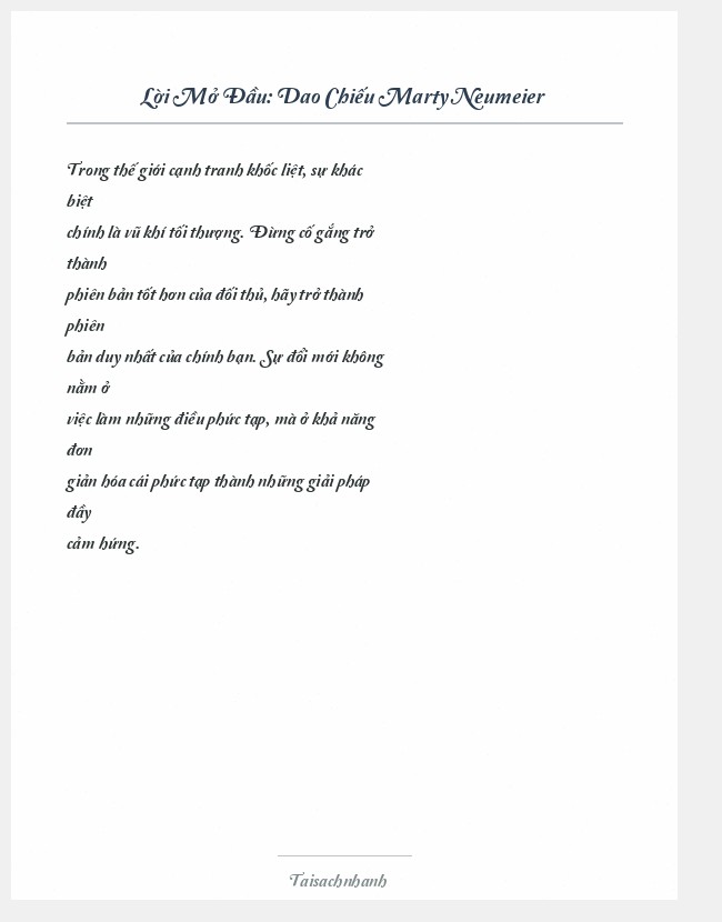 Trích đoạn Dao Chiếu Marty Neumeier