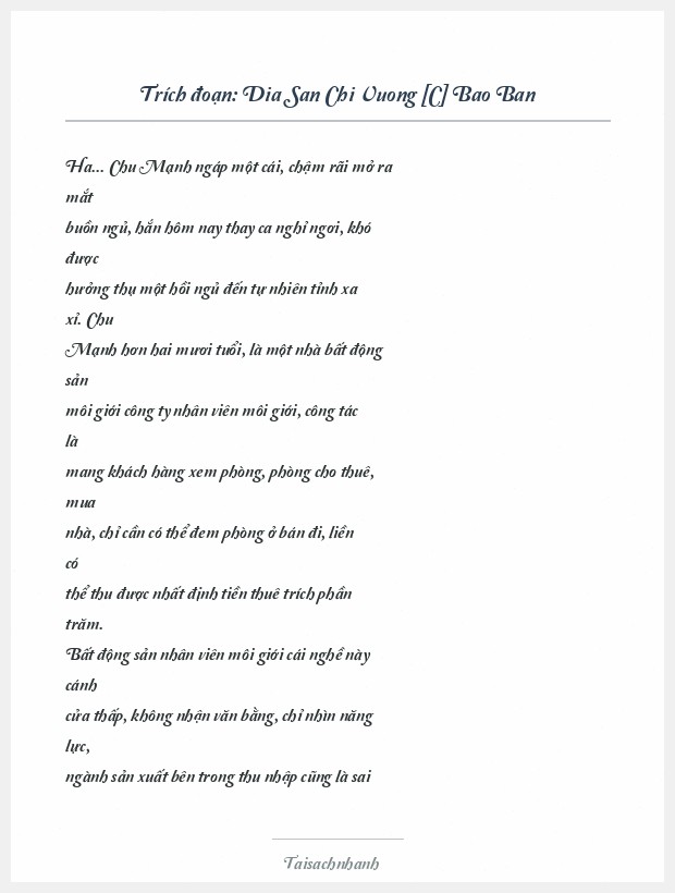 Trích đoạn Dia San Chi Vuong [C] Bao Ban