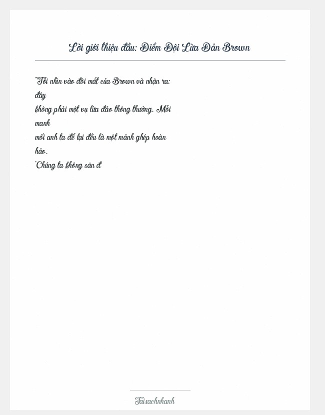 Trích đoạn Điểm Đội Lừa Đản Brown