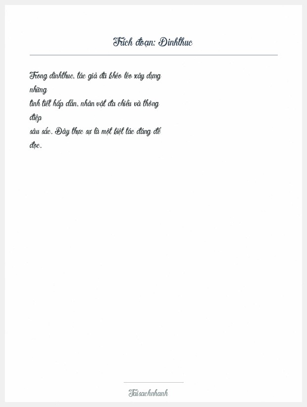 Trích đoạn Dinhthuc