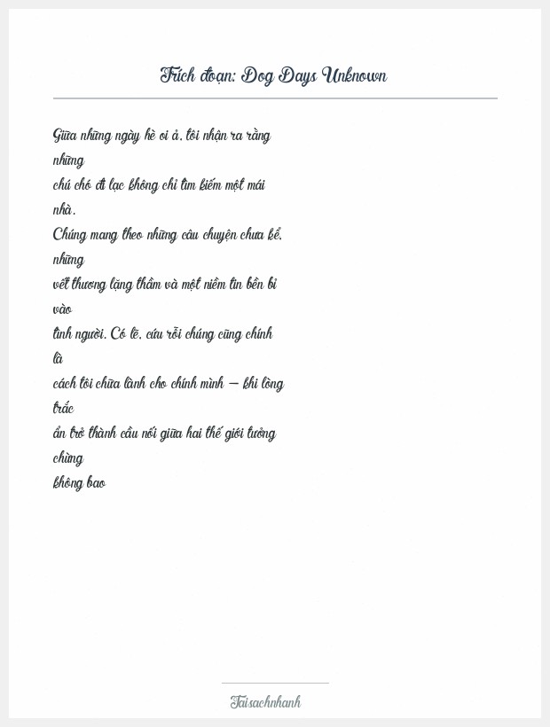 Trích đoạn Dog Days Unknown