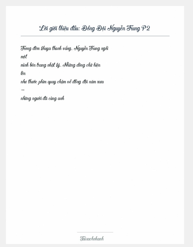 Trích đoạn Đồng Đội Nguyễn Trung P2