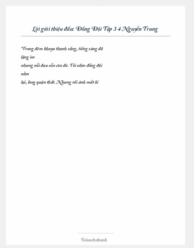 Trích đoạn Đồng Đội Tập 3 4 Nguyễn Trung