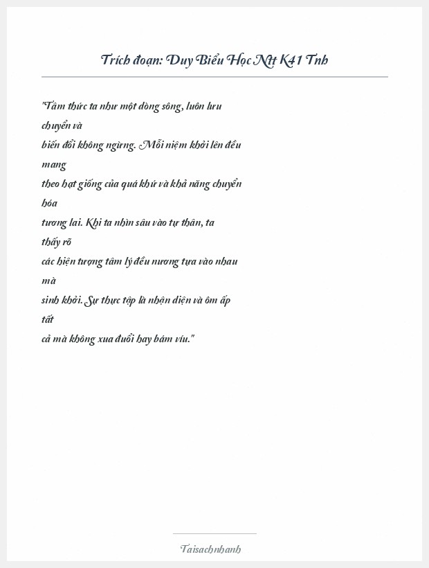 Trích đoạn Duy Biểu Học Ntt K41 Tnh