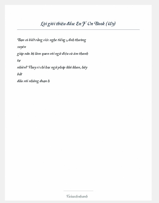Trích đoạn En F Vn Book (Wy)