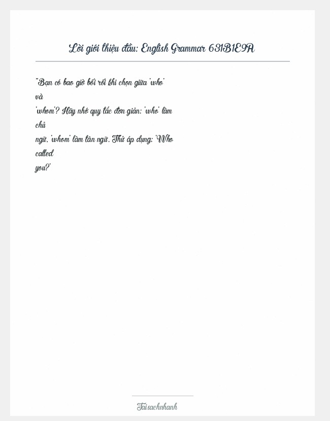 Trích đoạn English Grammar 631B1E9A