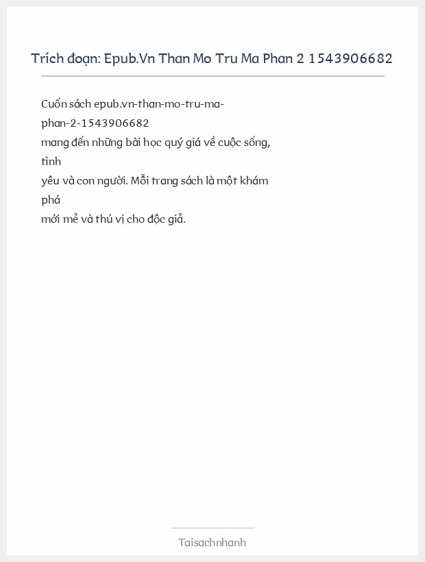 Trích đoạn Epub.Vn Than Mo Tru Ma Phan 2 1543906682
