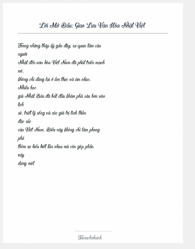 Trích đoạn Giao Lưu Văn Hóa Nhật Việt