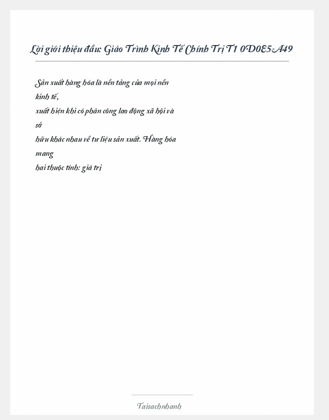 Trích đoạn Giáo Trình Kinh Tế Chính Trị T1 0D0E5A49