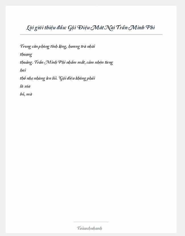 Trích đoạn Gội Điệu Mát Nai Trần Minh Phi