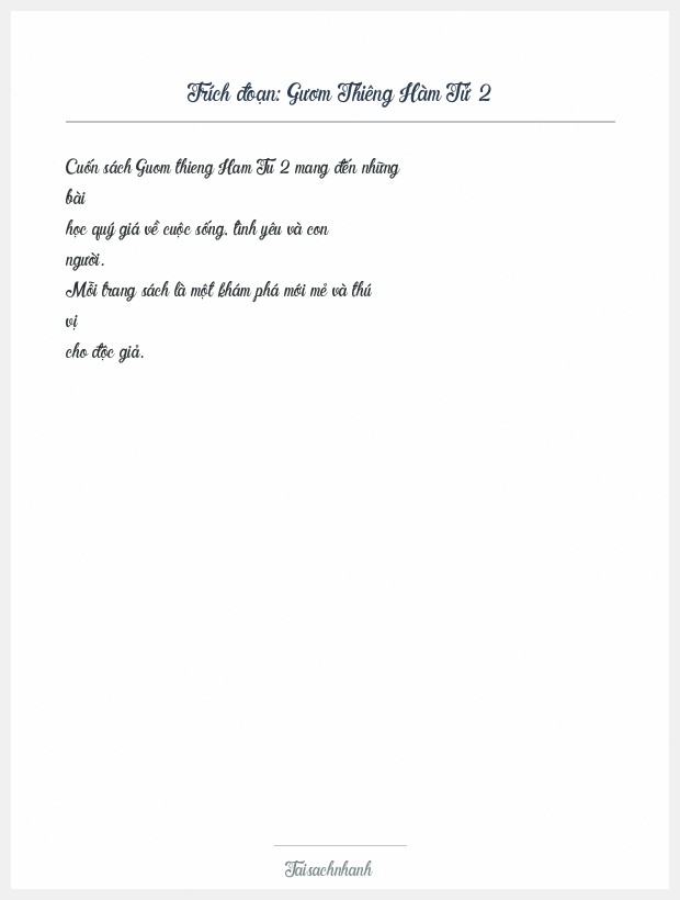 Trích đoạn Gươm Thiêng Hàm Tử 2