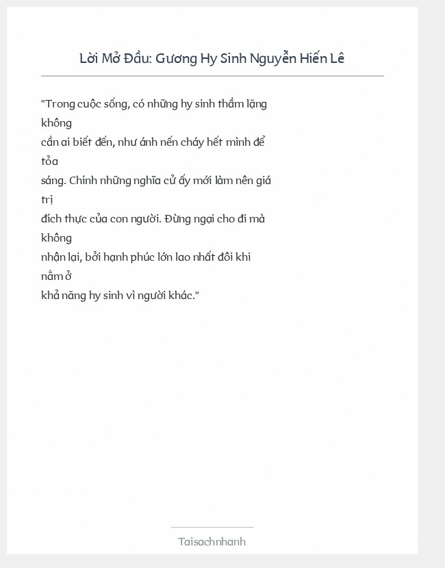 Trích đoạn Gương Hy Sinh Nguyễn Hiến Lê