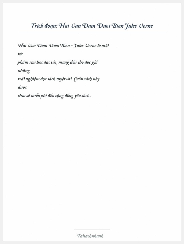 Trích đoạn Hai Van Dam Duoi Bien Jules Verne