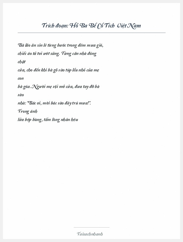 Trích đoạn Hồ Ba Bể Cổ Tích Việt Nam