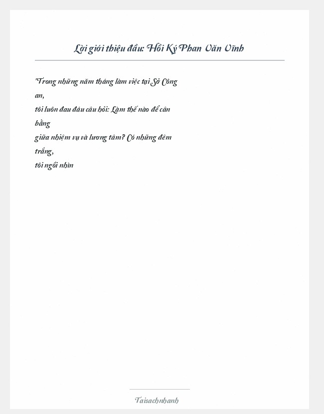 Trích đoạn Hồi Ký Phan Văn Vĩnh