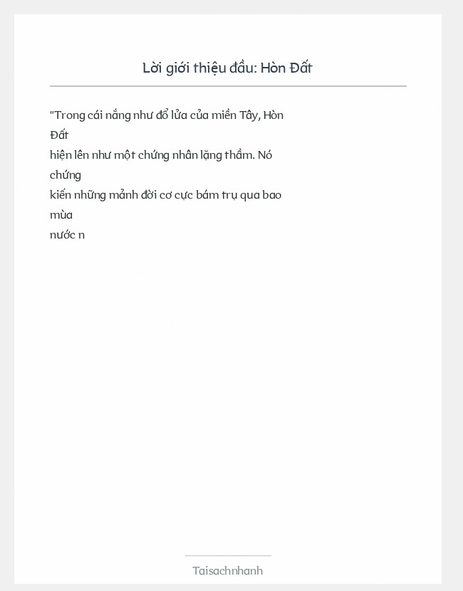 Trích đoạn Hòn Đất