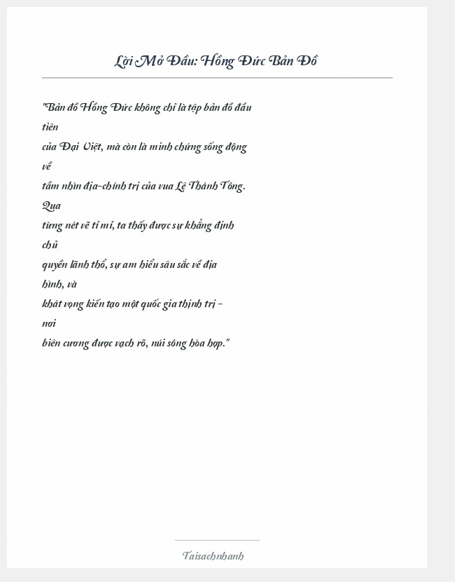 Trích đoạn Hồng Đức Bản Đồ