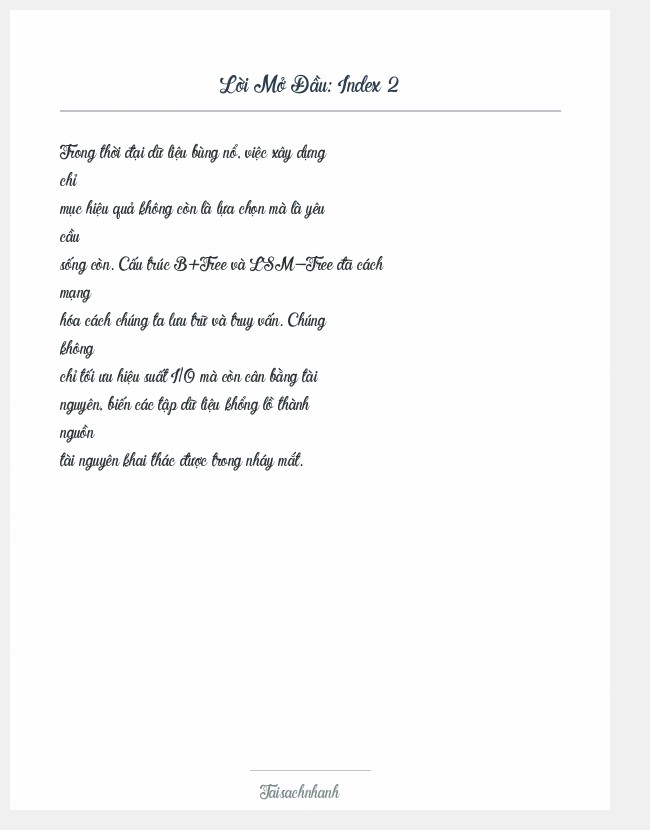Trích đoạn Index 2
