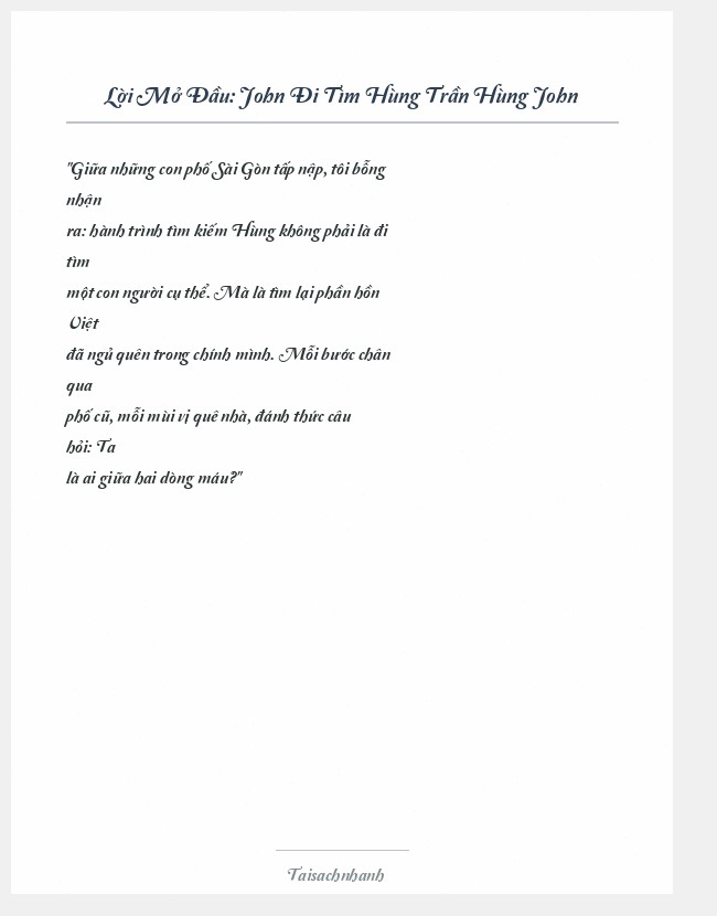 Trích đoạn John Đi Tìm Hùng Trần Hùng John