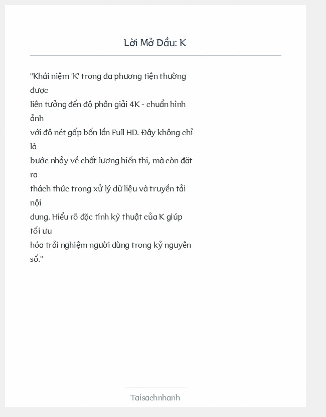 Trích đoạn K